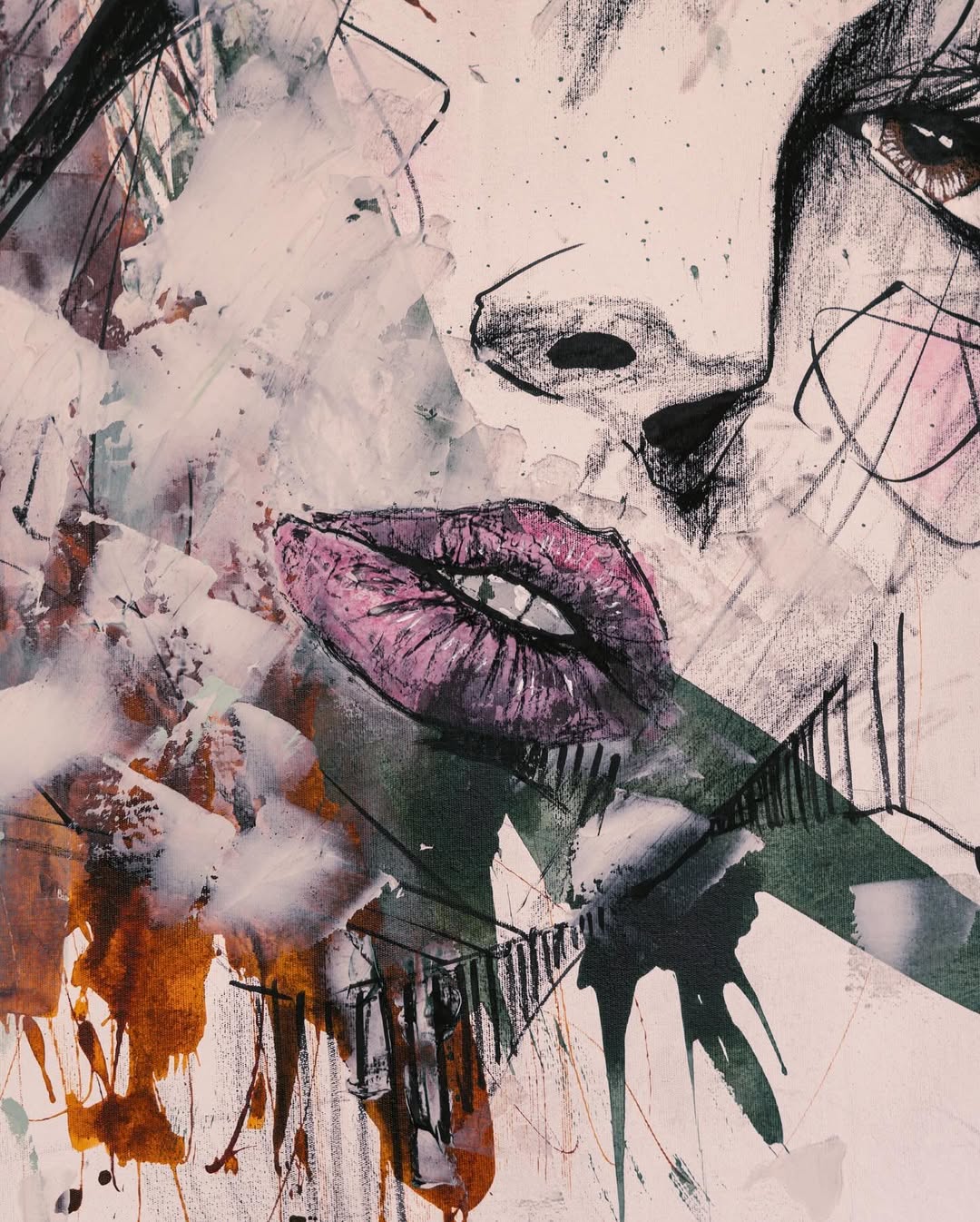 Obra Liberdade em contexto de sala